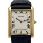 カルティエ タンクルイカルティエ 18K/革